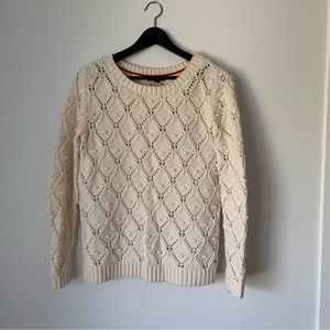 Tommy Hilfiger Cable Knit Sweater cream
